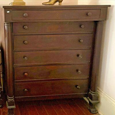 https://www.ebay.com/itm/125316387722	JK1019 1890s Antigue Early American TALL DRESSER 		Auction 	 Starts 05/20/2022 After 6 PM 
