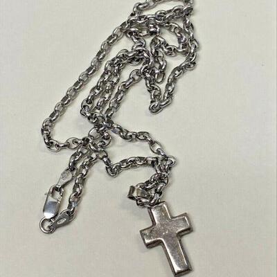 https://www.ebay.com/itm/125319167569	LB1062A STERLING SILVER DOUBLE LOOP CHAIN WITH CROSS 		Auction 	 Starts 05/20/2022 After 6 PM 
