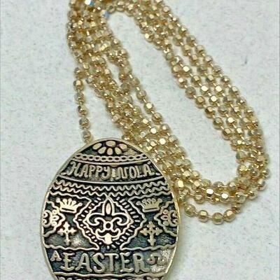 https://www.ebay.com/itm/125319173113	LB1053 NEW ORLEANS STERLING SILVER EASTER PENDANT AND NECKLACE		Auction 	 Starts 05/20/2022 After 6...
