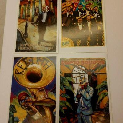 https://www.ebay.com/itm/115385080976	PO3027 LOT OF 4 NEW ORLEANS JAZZ & HERITAGE FESTIVAL POSTER CARDS 		Auction 	 Starts 05/20/2022...