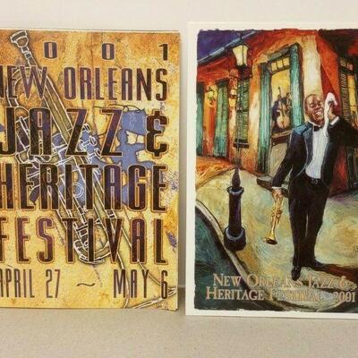 https://www.ebay.com/itm/125316365821	PO3023 NEW ORLEANS JAZZ & HERITAGE FESTIVAL 2001 SCHEDULE & POSTER CARD 		Auction 	 Starts...