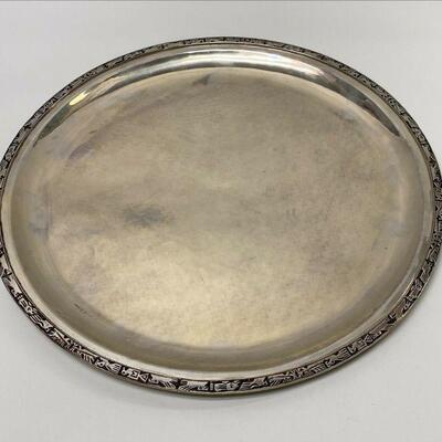 https://www.ebay.com/itm/125319140538	OL1009 STERLING SILVER PERUVIAN ROUND PLATTER 13 IN		Auction 	 Starts 05/20/2022 After 6 PM 

