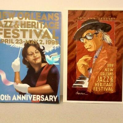 https://www.ebay.com/itm/125316370937	PO3020 NEW ORLEANS JAZZ & HERITAGE FESTIVAL 1999 SCHEDULE & POSTER CARD 		Auction 	 Starts...