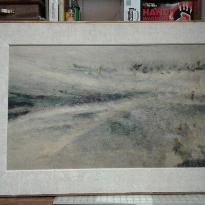 https://www.ebay.com/itm/124540511748	WRG8082 "Salient" Charles H. Reinke 1961 watercolor on rag paper on board Local 	Fixed...