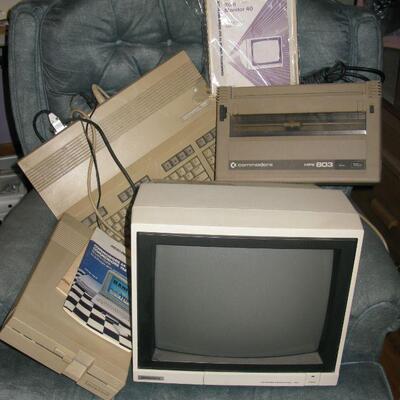 Commodore 128 computer, complete worked when packed up. Asking $ 400.00 OBO