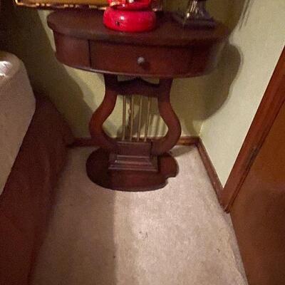 half moon harp table 