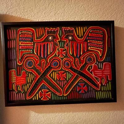 molas handmade from Indian from sand island 