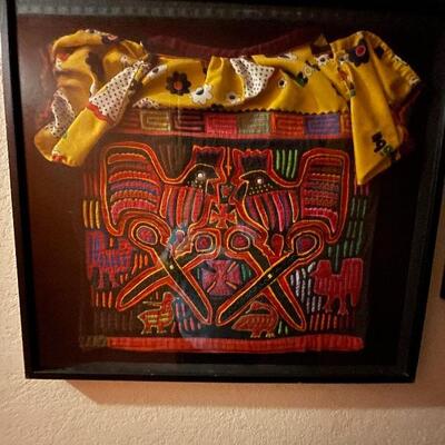 molas handmade from Indian from sand island 
