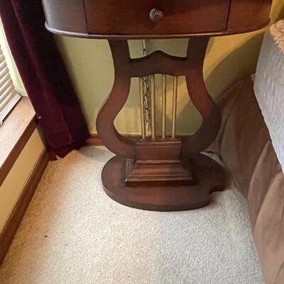 half moon harp table 