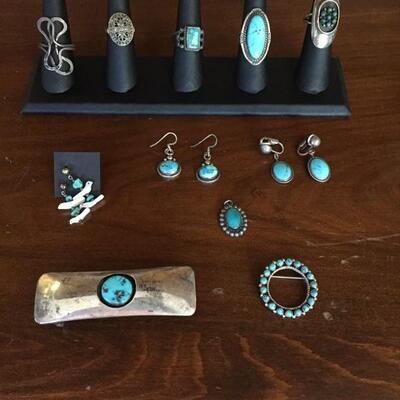 Beautiful turquoise and silver.