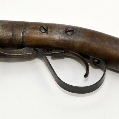 Antique rifle with underhammer