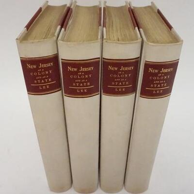 1035	FRANCIS BAZLEY LEE-4 VOLUMES-NEW JERSEY, NJ AS A COLONY & STATE, 1903
