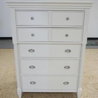 1083	MAGNUSSEN 5 DRAWER HIGH CHEST, 38 IN WIDE X 52 1/4 IN HIGH
