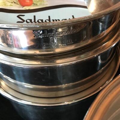 17 piece MINT Condition SaladMaster pots and pans set