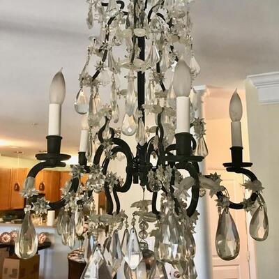Antique French crystal chandelier $850
20 X 28
