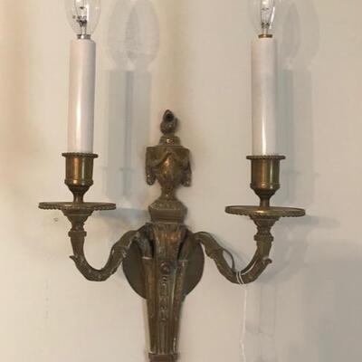 wall sconces $45
can be wired
2 available