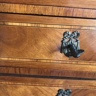 French 19th century semainier [ 7 drawer lingerie chest] $569 each
2 available
16 1/2 X 12 1/2 X 46 1/2