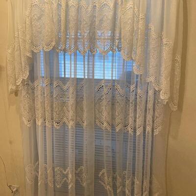 Curtains throughout the house will be for sale!