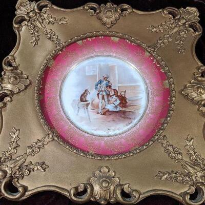 Dore A Sevres Elite S37 french signed antique framed plates