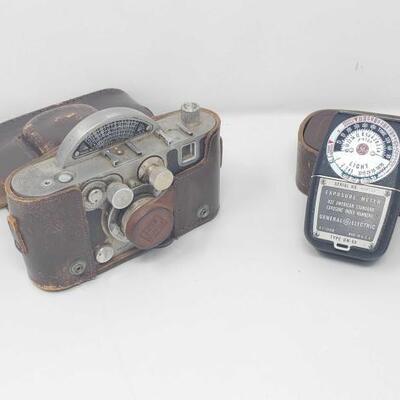 920 â€¢ Vintage Camera And GE Exposure Meter