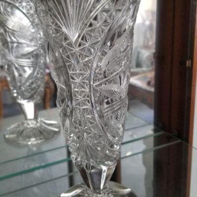 another glass vase