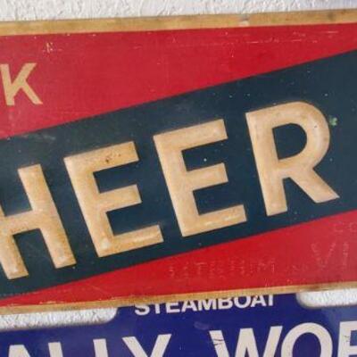 Drink Cheer Up Sign