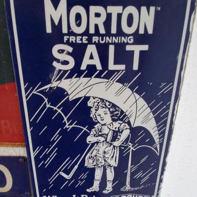 Morton Salt Sign