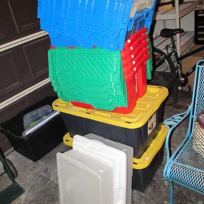 Lots of storage bins.  (bike not available)