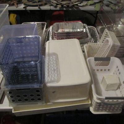 "The Container Store" bins for the pantry, craft room, or garage area.