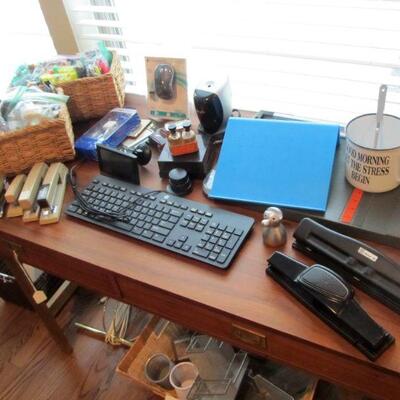 Nice desk, foyer table, or?  Need office supplies?