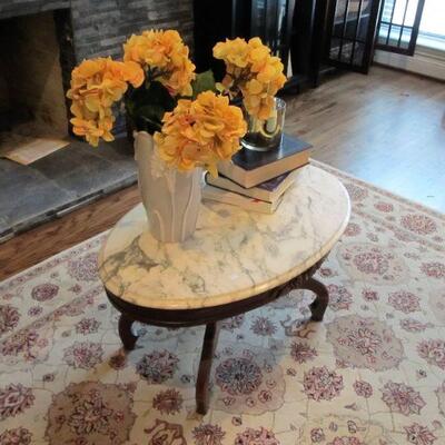 Antique Italian marble top table