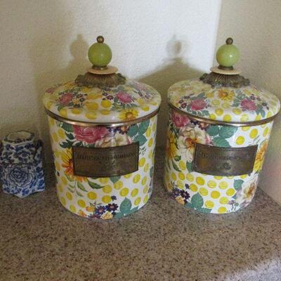 Mackenzie Childs canisters