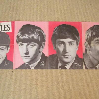 Vintage Beatles poster