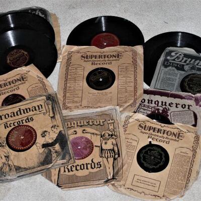 Collection of non-Edison vintage 78's from Victor and Columbia.
