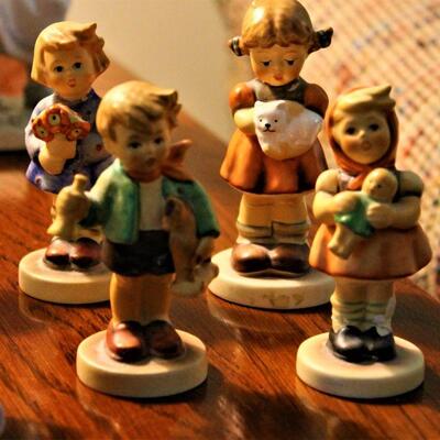 Original Hummel figurines.