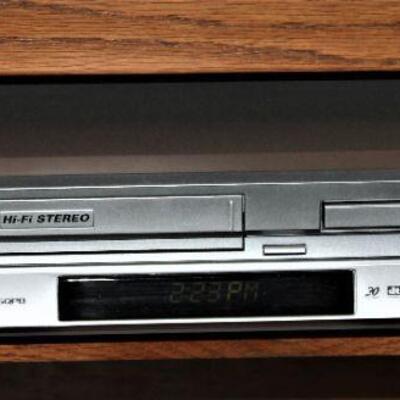 Combo DVD/VHS player.