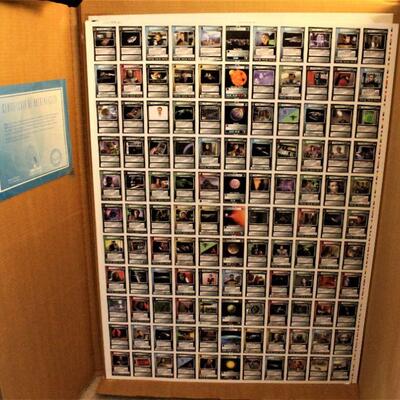Star Trek collectible uncut cards.
