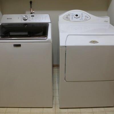 Late model Maytag washer and Maytag Neptune dryer.
