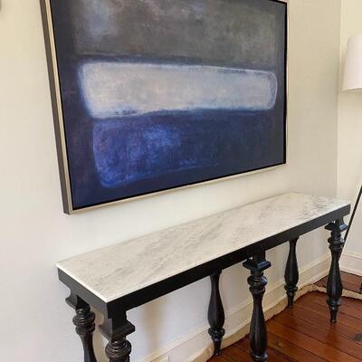 Print on canvas $525
Celadon side board table $500