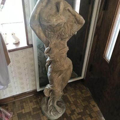 4" TALL CONCRETE GODDESS
