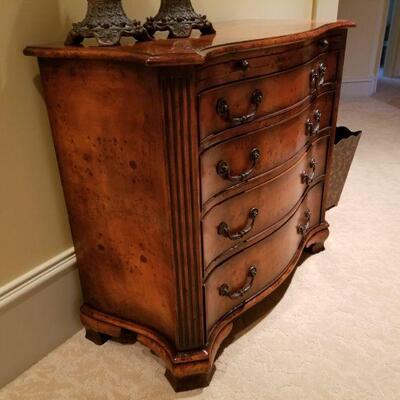 Theodore Alexander Side Chest/ Bedside Chest  36x17x32  $500