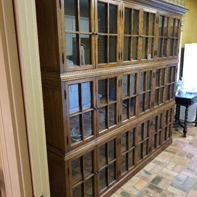 3 Piece Stackable Bookcase/ Cabinet 96