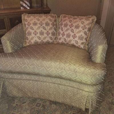 Swivel Large Loveseat/ Chair  #2  $500 (2 available)