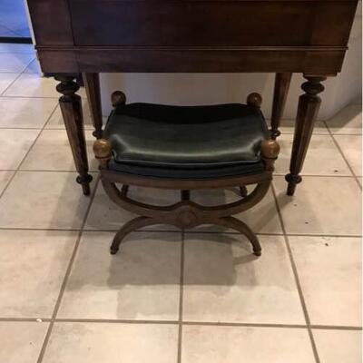 Antique Desk and Bench