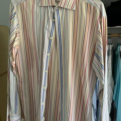 Menâ€™s shirts, sizes M-Lâ€”Ralph Lauren, Pink, Brooks Bros and others