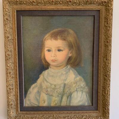 Antique portrait of a child 