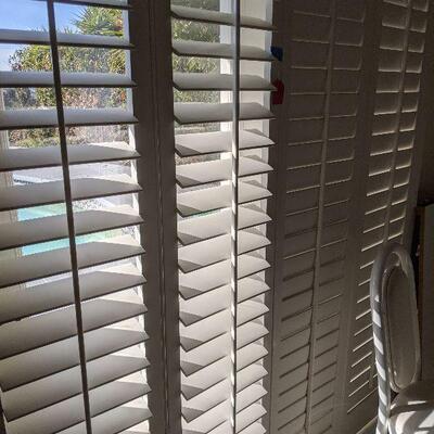 Plantation shutters for sale - make offer.  (Owner will remove for buyer).