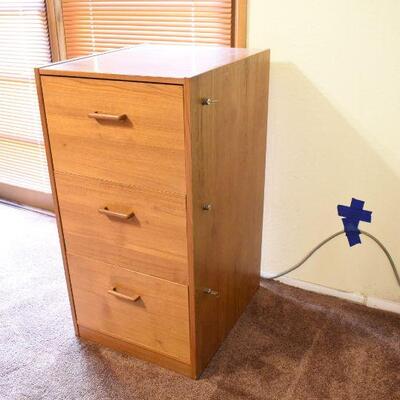 3 Drawer File Cabinet With Key