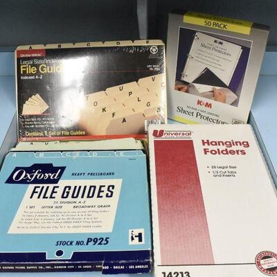 Oxford File Guides Sheet Protectors & More