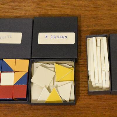Three Boxed Block Design Test Kits